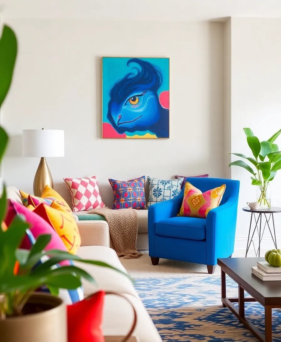 20 Living Room Ideas That Will Transform Your Space into a Cozy Haven (You Won't Believe #5!) - 15. Add a Pop of Color