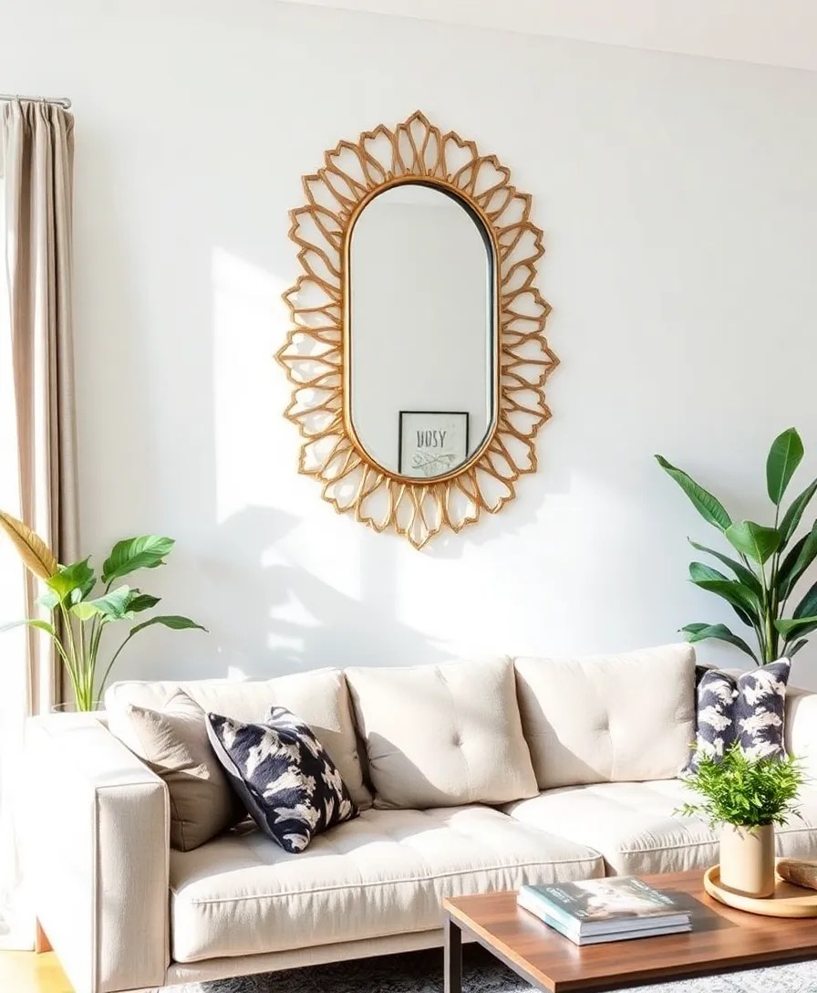 20 Living Room Ideas That Will Transform Your Space into a Cozy Haven (You Won't Believe #5!) - 16. Use Mirrors Strategically
