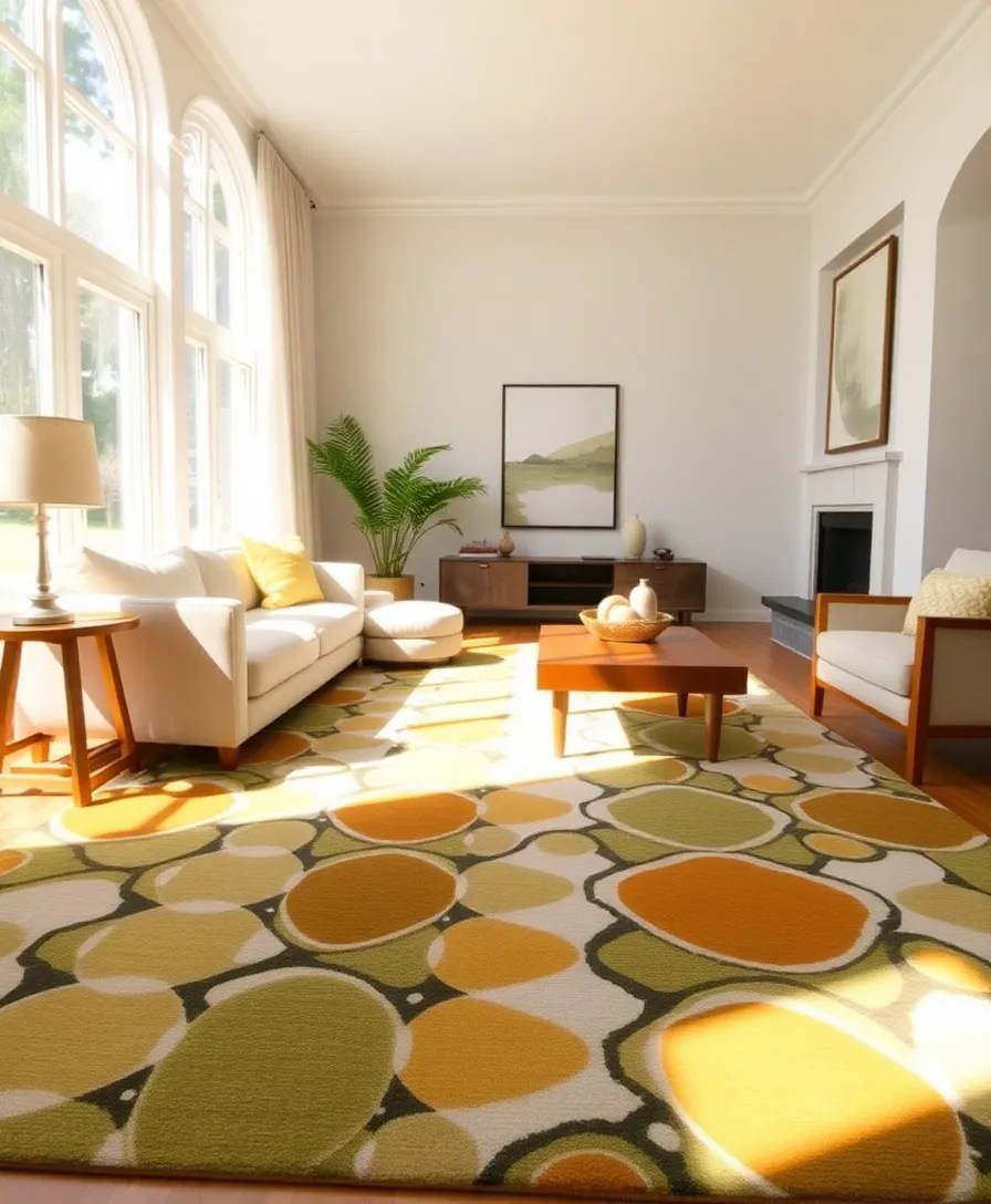 20 Living Room Ideas That Will Transform Your Space into a Cozy Haven (You Won't Believe #5!) - 19. Opt for a Statement Rug