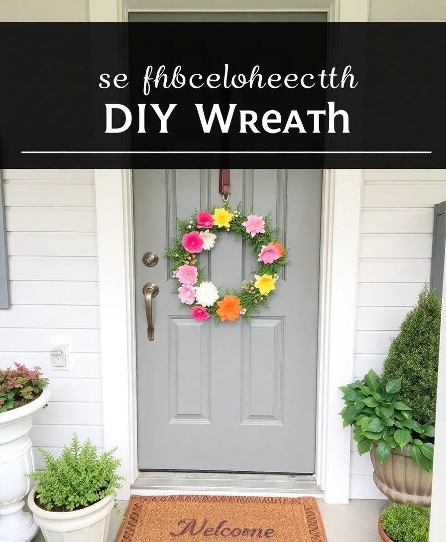 25 Easy DIY Home Decor Projects That Will Impress Your Friends (And Your Wallet!) - 12. DIY Wreath for Every Season