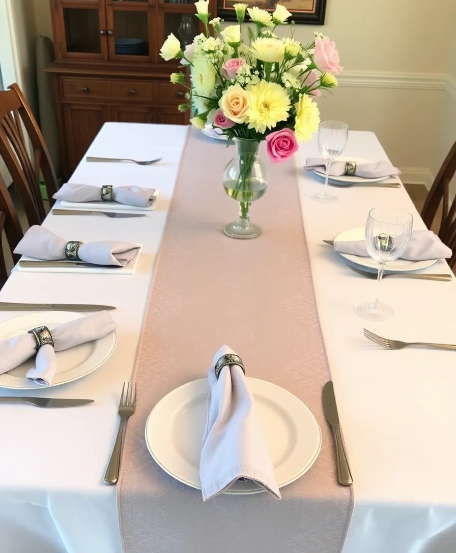 25 Easy DIY Home Decor Projects That Will Impress Your Friends (And Your Wallet!) - 14. DIY Cloth Napkins and Table Runner