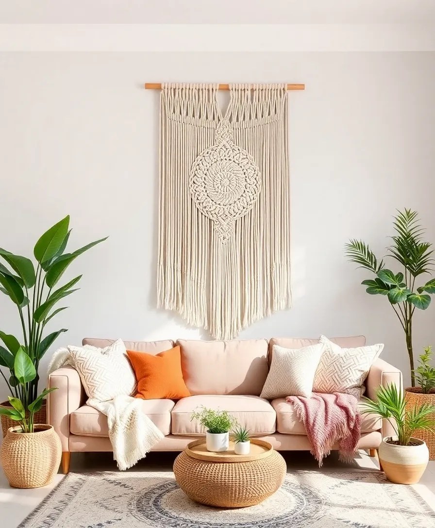 25 Easy DIY Home Decor Projects That Will Impress Your Friends (And Your Wallet!) - 2. DIY Macrame Wall Hanging